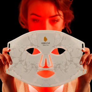 Odelyne® Adara LED Light Therapy Mask Face Skincare Treatment | Collagen Boosting | Anti-Ageing | Reduce Wrinkles & Redness Odelyne